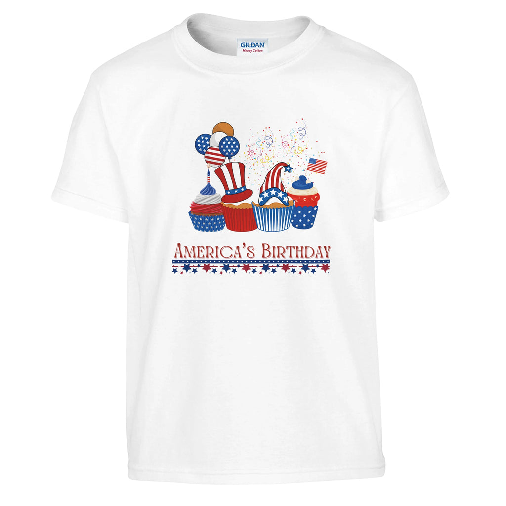 Celebrate America’s Birthday with Fun - White - T-shirts