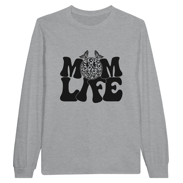 Embrace Motherhood - Mom Life Tribute - Sports Grey - Long Sleeve T-shirts