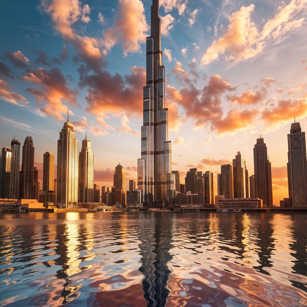 Burj Khalifa - AI-Crafted Elegance - - Posters, Prints, & Visual Artwork