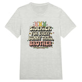 Gift for Brother – Bunny Trail Crewneck Tee - Solid White Triblend - T-Shirt
