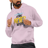 Unyielding Devotion - Celebrate Dad’s Heart - Light Pink - Hoodies