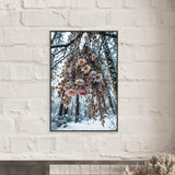 Winter Bloom Framed Poster for Nature Lovers - Default Title - Metal Framed Posters