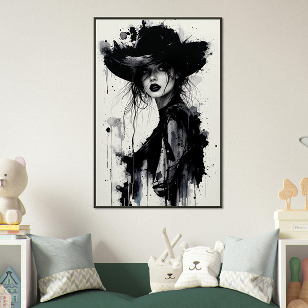 Shadow Muse - Grace in Black and White - - Framed Posters