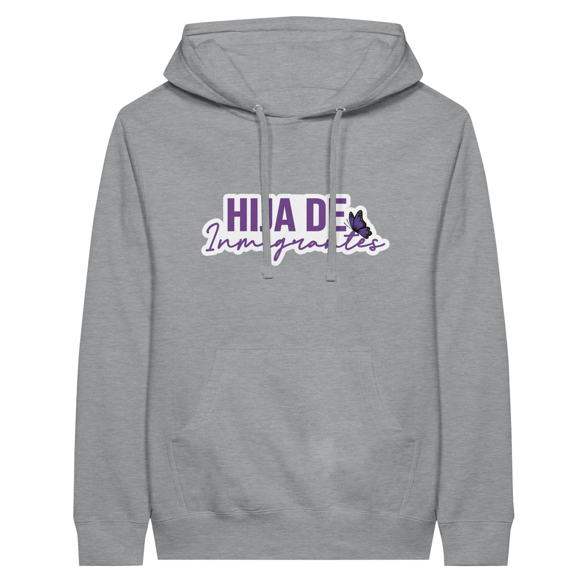 Hija de Inmigrantes | Fille d'Immigrants Premium Unisex Pullover Hoodie - Sports Grey - Hoodies