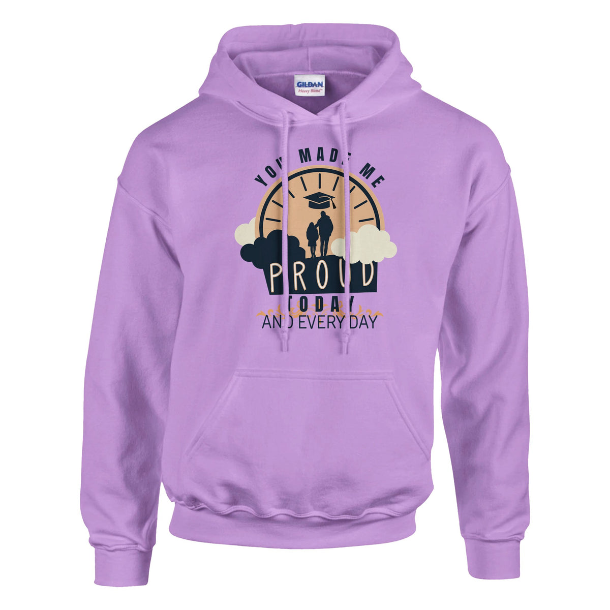 Echoes of Achievement - Graduation Day Glory - Orchid - Hoodies