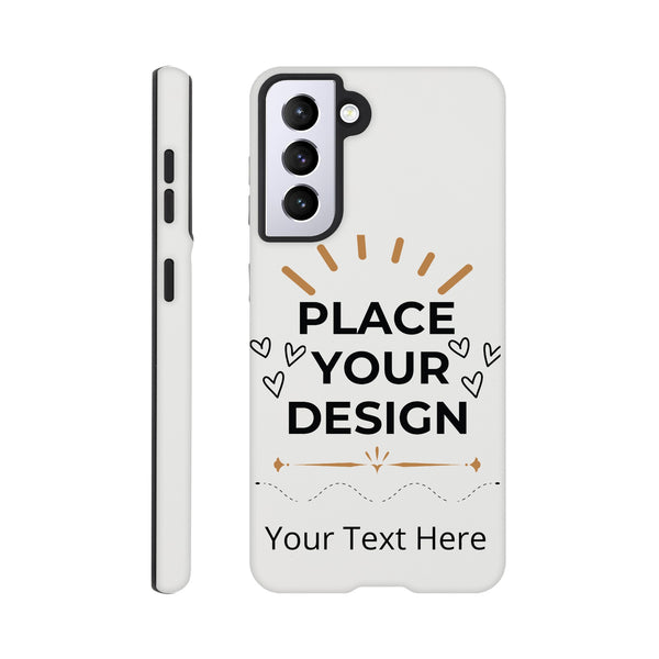 Style Meets Strength - Premium Customizable Samsung Case - Galaxy S21 - Print Material