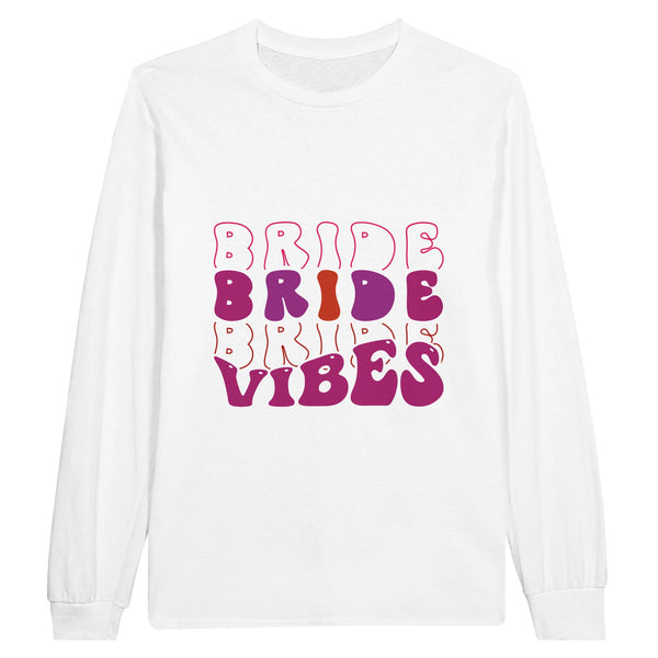 Bride Vibes - Capturing Moments - Creating Memories Long-sleeve T-shirt - - Long Sleeve T-shirts