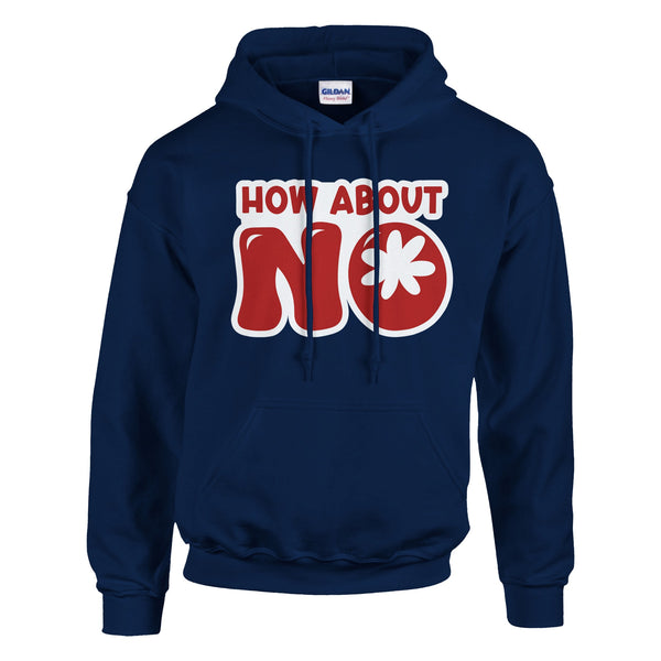 Defiant Decree - HOW ABOUT NO Gear - Navy - Hoodies