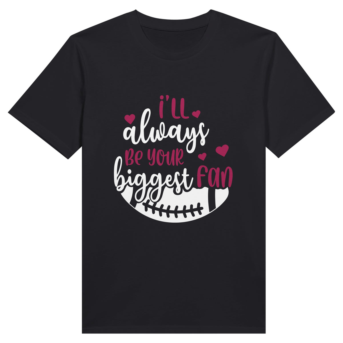 Fan for Lif - I'll Always Cheer You On Tee - Black - Crewneck T-shirts