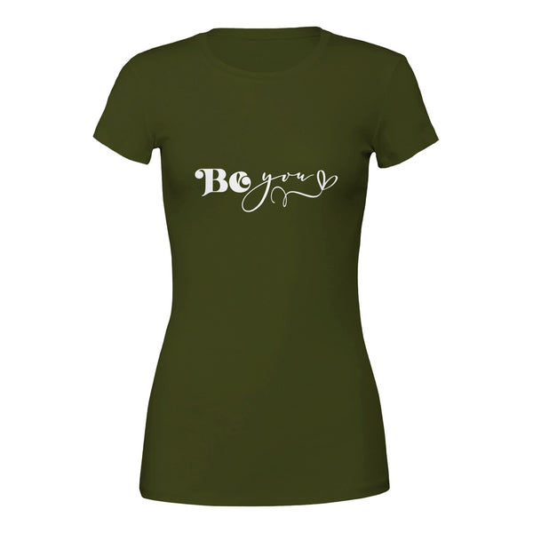 Embrace Your Essence - Wear Your Truth - Olive - Crewneck T-shirts