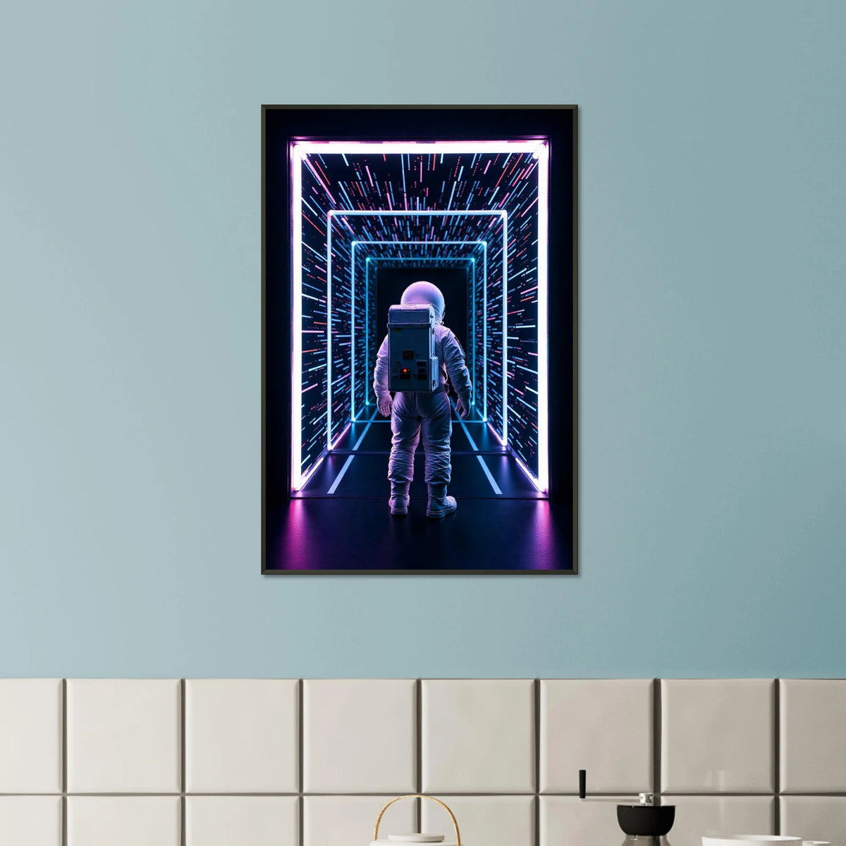 Quantum Step – Giftomory Poster Gift - Default Title - Metal Framed Posters