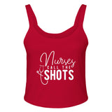 Nurses - The True Shot Callers of Compassion - solid red blend - Print Material