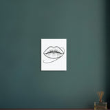 Immersive Lips Art- Canvas Print for Timeless Decor - 40x50 cm 16x20″ - Canvas Prints