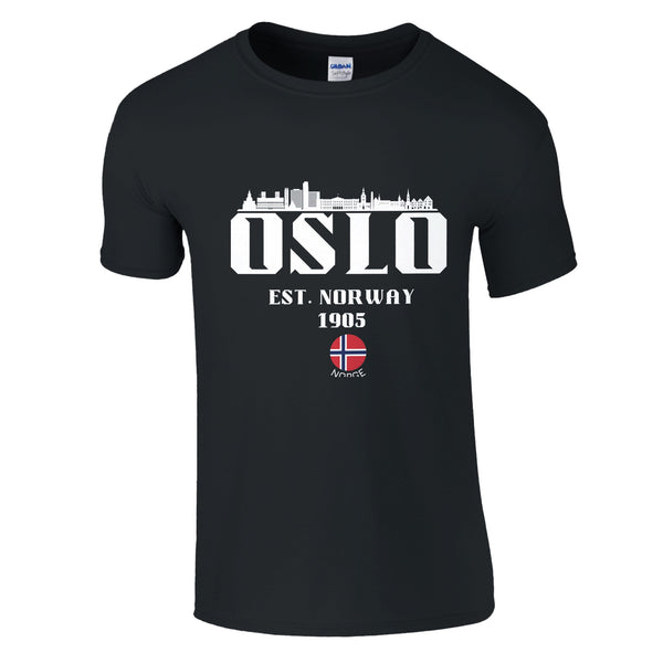 Oslo Elegance - Urban Tribute - Black - T-Shirts