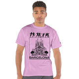 Sagrada Familia Vibes - Dance in Barcelona - pink candy - T-Shirts