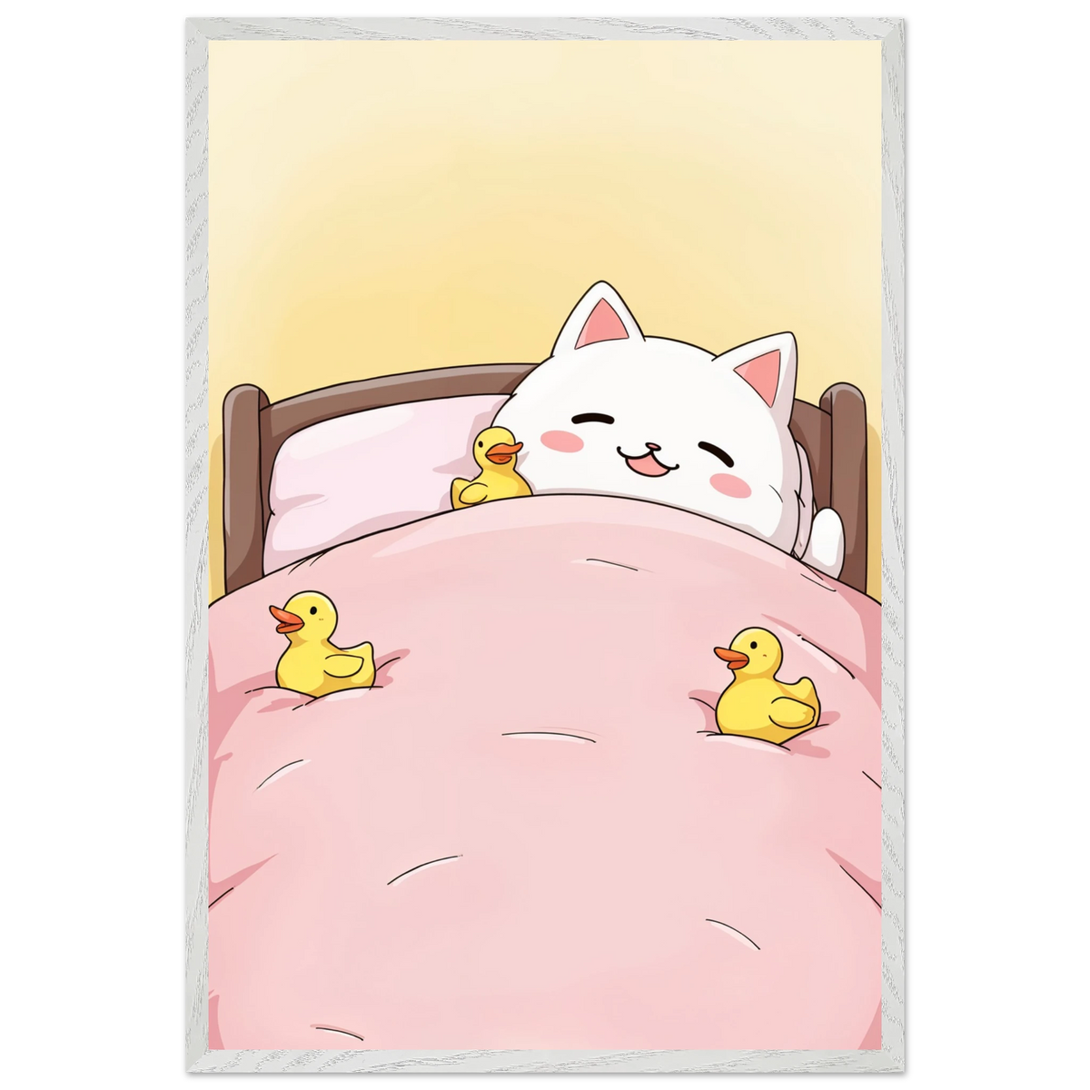 Duck Dreams – Framed Gift Poster - - Wooden Framed Posters