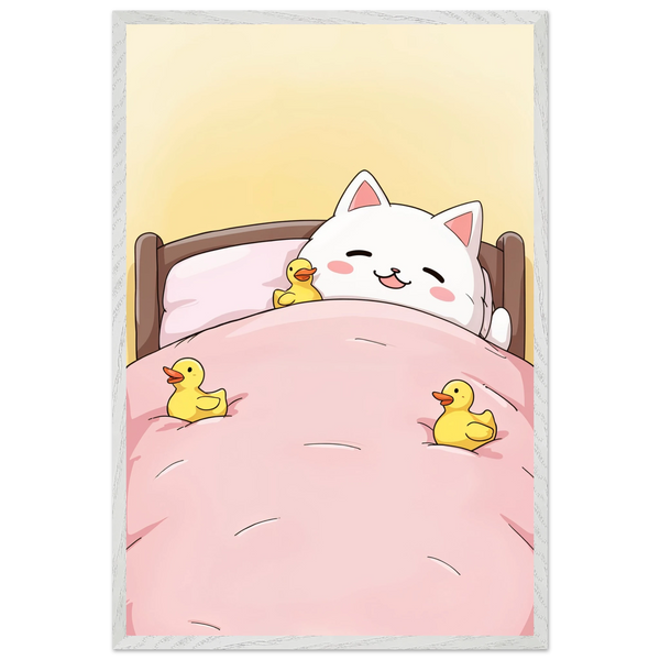 Duck Dreams – Framed Gift Poster - - Wooden Framed Posters