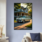 Gift a Vintage Vibe – Wooden Framed Poster - Black frame - Wooden Framed Posters