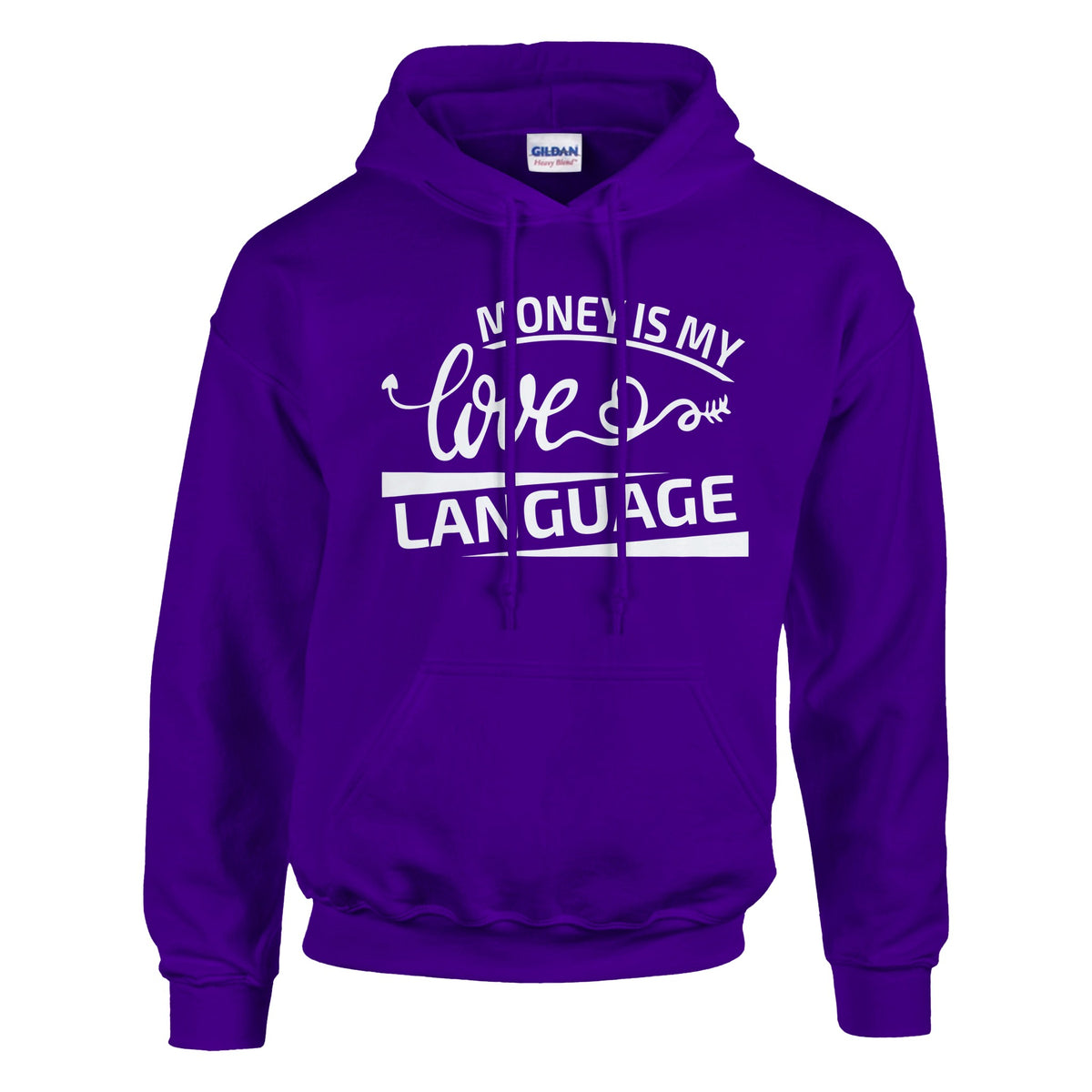 Expressive Love - MONEY IS MY Apparel - Purple - Hoodies