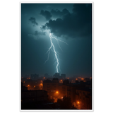 Urban Thunder – Gift + Memory Framed Poster Gift - - Wooden Framed Posters