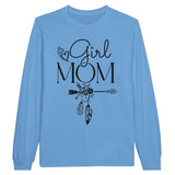 Mom's Girl Gang - Join the Tribe with Our Stylish Sweatshirt - Light Blue - Print Material