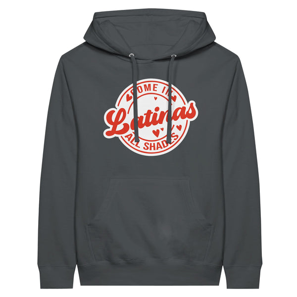 Celebrate Diversity -Latinas in All Shades Premium Hoodie - Charcoal - Hoodies