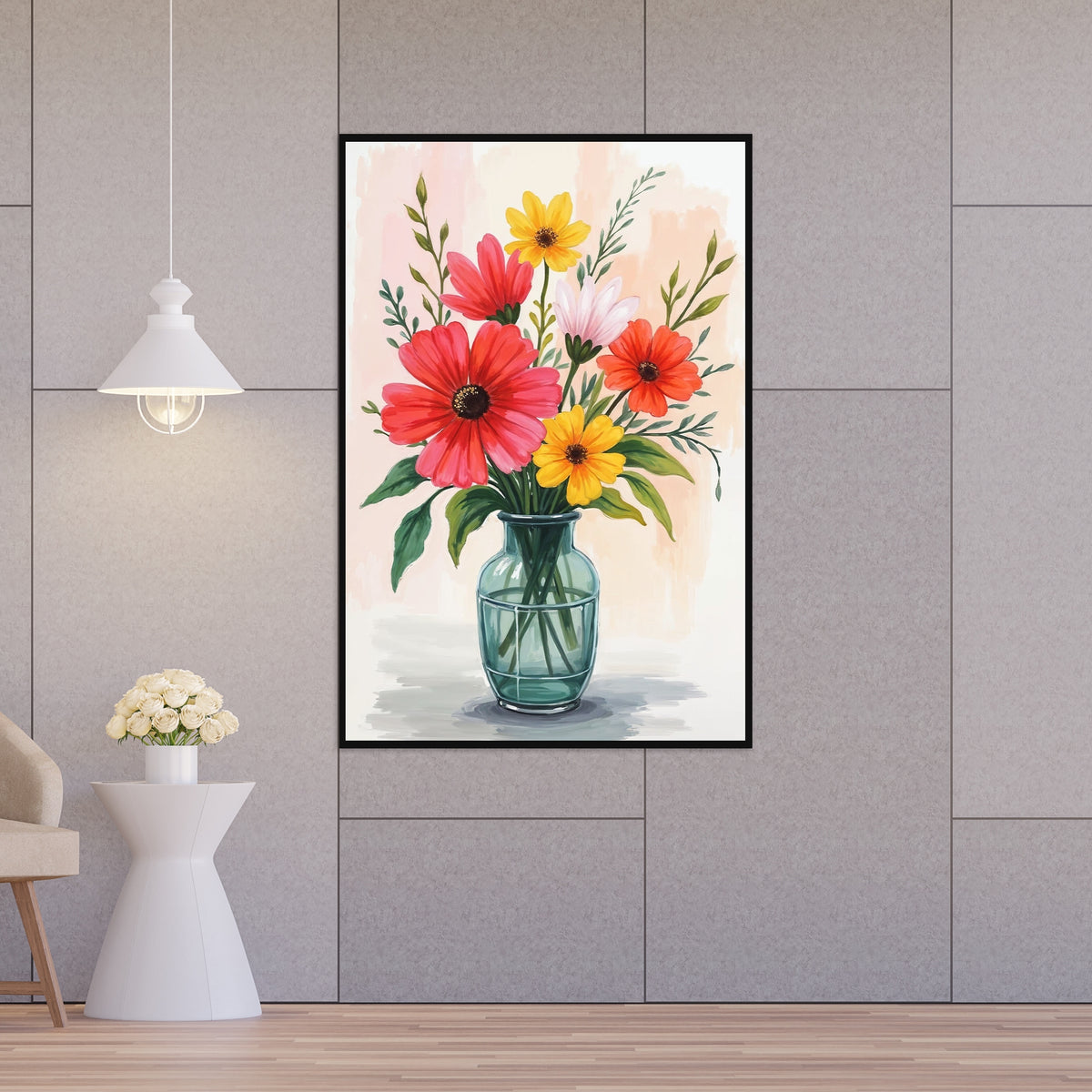 Garden Fresh Bouquet Art - 24x36 - Framed Posters