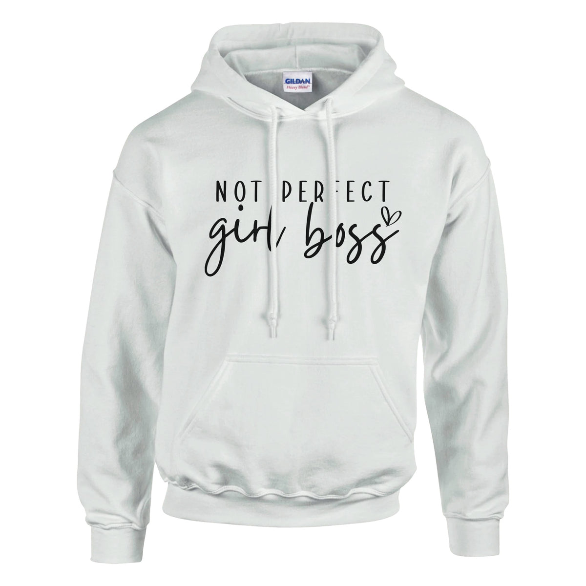 Own Your Imperfections - Not Perfect Hoodie - White - Hoodies