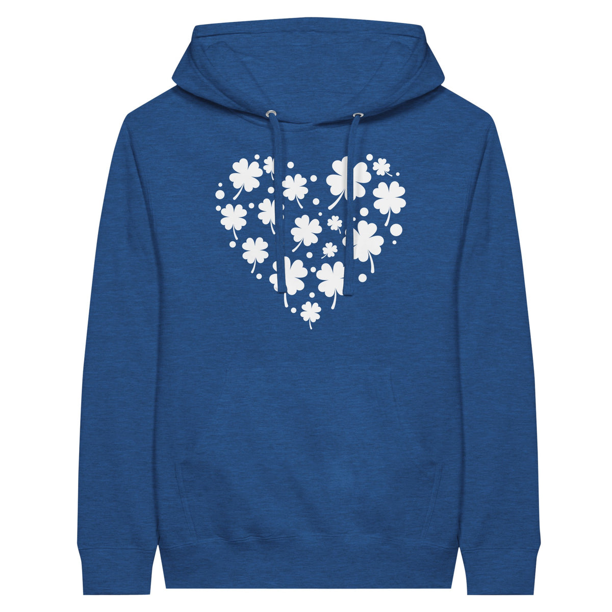 Blooming Memories - Red Heart Flower Unisex Hoodie - Heather Royal - Hoodies