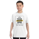 Vibrant Colors - Unmatched Comfort - Kids Customizable Crewneck Tee - - Crewneck T-shirts