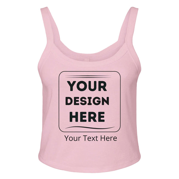 Sustainably Chic - Your New Customizable Go-To Tank Top - solid pink blend - Tank Tops