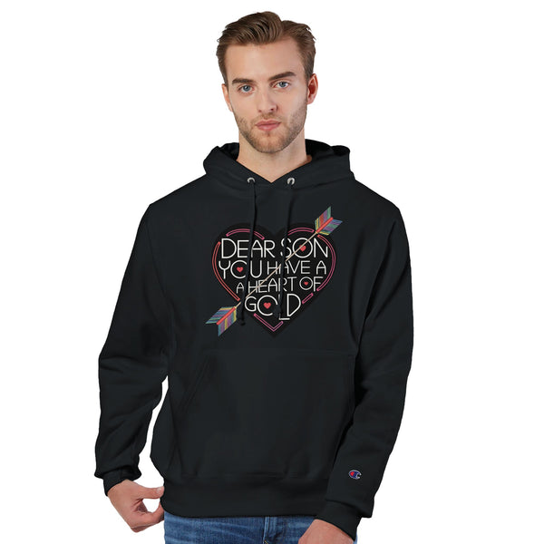 Heart of Gold - A Father’s Gift to His Son - Black - Hoodies