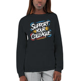 Supportive Long-sleeve Tee for Colleagues - - Long Sleeves T-shirts