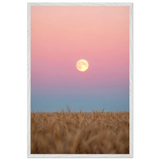 Gift the Moonrise – Wooden Framed Poster for Dreamers - - Wooden Framed Posters