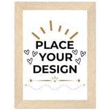 Vivid Decor - Semi-Glossy Customizable Posters with Sturdy Wooden Frames - 13x18 cm 5x7″ Wood frame - Wooden Framed Posters