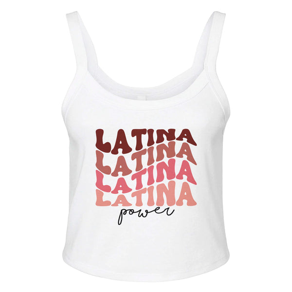 Reclaiming Power - Latina Power Design - solid wht blend - Print Material