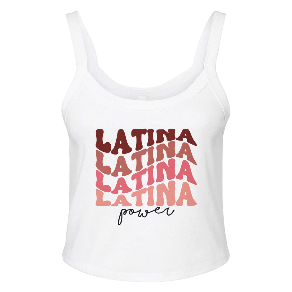 Reclaiming Power - Latina Power Design - solid wht blend - Print Material