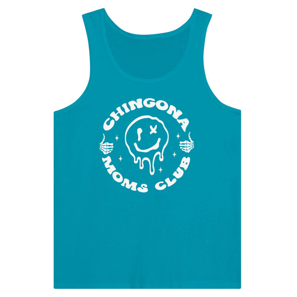 Celebrating Motherhood - Chingona Moms Club - Teal - Tank Tops