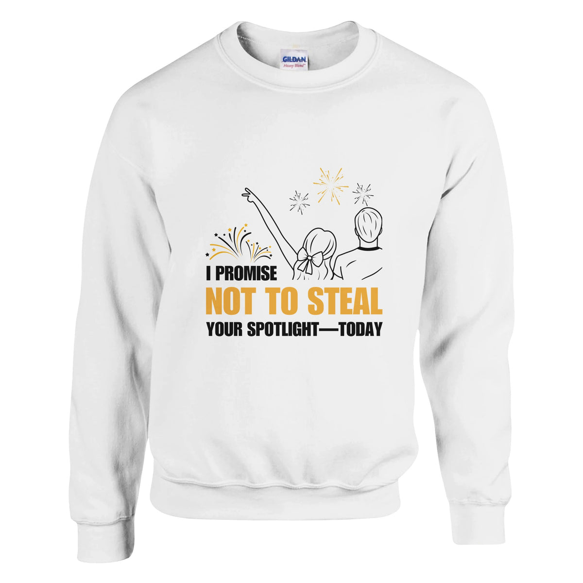 Spark of Loyalty - Unisex Friendship Crewneck - White - Sweatshirts