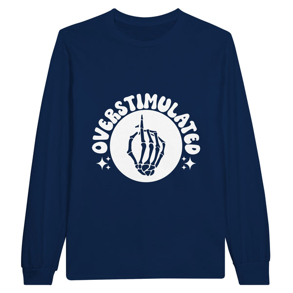 Overstimulated Chaos - Wearable Reflections - Navy - Sweatshirt