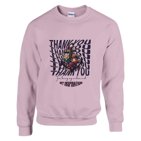 Thank You, Mom - Your Love is My Anchor - Light Pink - Sweatshirts