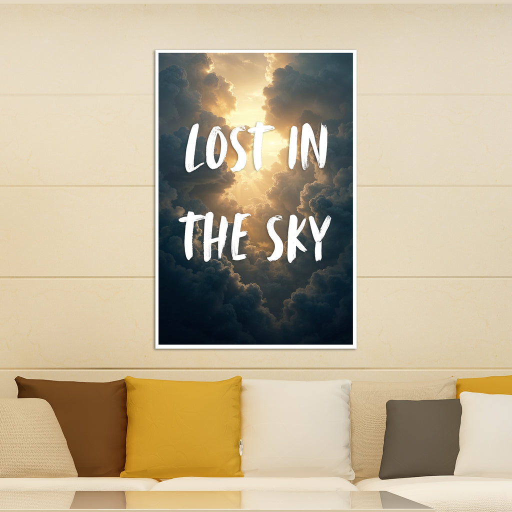 Lost in the Sky's Serenity - - Framed Posters