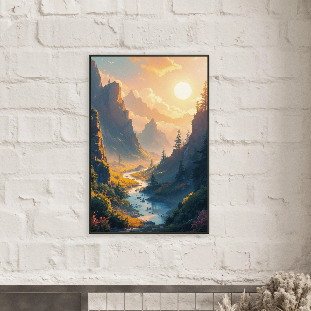 Golden Valley Framed Poster – A Gift of Peace - Default Title - Metal Framed Posters