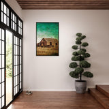 Rustic Serenity - Echoes of a Bygone Era - - Metal Framed Posters