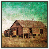 Rustic Serenity - Echoes of a Bygone Era - 50x50 cm 20x20″ - Metal Framed Posters