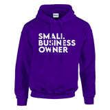 Small Business Owner - Wear Your Entrepreneurial Spirit - Purple - Hoodies