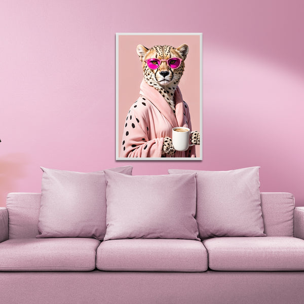 Wild Elegance - Coffee and Class - 24x36 - Framed Posters