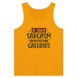 If Only...Tank Tops Could Talk - Embrace Sarcastic Nostalgia - Gold - T-shirts