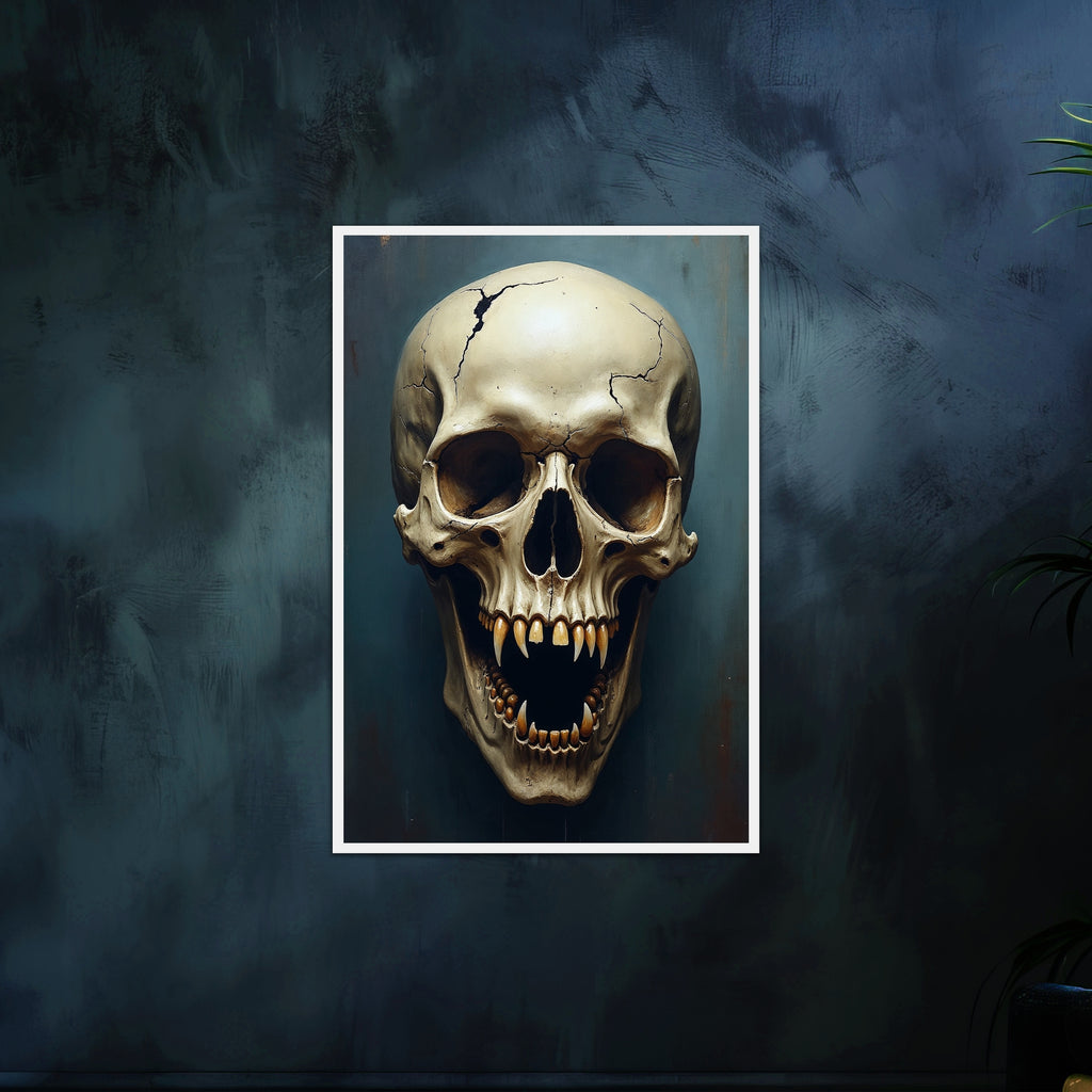 Eternal Gaze - Skull of Shadows - 20x30 - Framed Posters