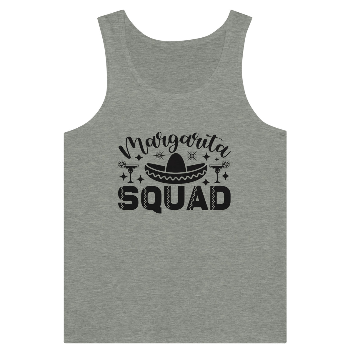 Sip and Squad - Margarita Moments on Cotton Tank - - Print Material